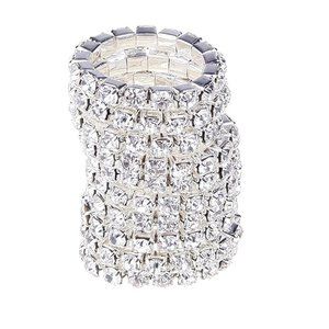 FREE WITH PURCHASE Set of 5 Rhinestone stretch rings